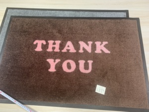 Bán buôn tùy chỉnh in lớn ngoài trời cửa Mat thấm nylon tappeti máy có thể giặt với mô hình logo để sử dụng nhà - Product Image 6