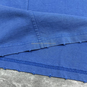 Streetwear en vrac Boxy 100% coton chemise en détresse imprimé T-shirt unisexe de haute qualité poids lourd lavage à l'acide surdimensionné t-shirts - Product Image 5