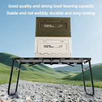 Table tactique pliante d'extérieur IGT, table de camping portable multifonctionnelle, petite table pliante pour les stands de marché nocturne