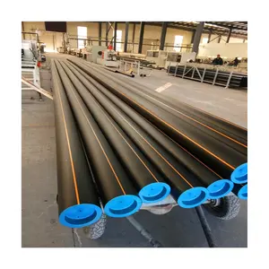 Factory Sale Gas PE pipe prices HDPE PE100 yellow gas pipe Dn20mm to 630mm