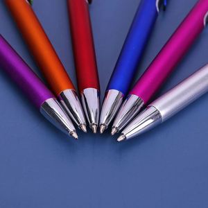Cheapest Multi-color Paint Plastic Ballpoint <b>Pen</b> With Wholesale Press Creative Advertising Customized Logo for Office - Product Image 4