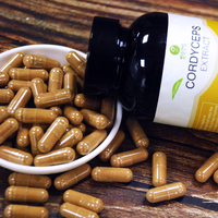 Poudre de Cordyceps Sinensis à base de plantes de haute qualité, extrait de Cordyceps/CS-4 30% Polysaccharides 20% acide de Cordycepin
