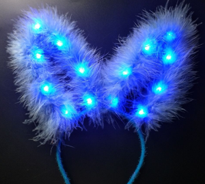 Fournitures de fête allument floue led <span class=keywords><strong>lapin</strong></span> <span class=keywords><strong>oreille</strong></span> <span class=keywords><strong>bandeau</strong></span> nouvel an Noël MENÉ mignon animal <span class=keywords><strong>lapin</strong></span> <span class=keywords><strong>oreille</strong></span> bandeaux pour enfants - Product Image 6
