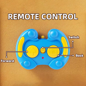 Voiture RC <span class=keywords><strong>Coccinelle</strong></span> en Peluche Musicale 2,4 GHz Interessante et Douce avec Fonction Blocs de Construction - Product Image 6