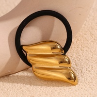 Accessoires de cheveux pour femmes avec design d'aile Attaches à cheveux imperméables pour femmes Bijoux en acier inoxydable 316L