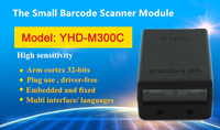 Modul Pemindai Barcode 1D CCD Mini Fixed Mount Antarmuka USB Tersedia untuk Penggunaan di Supermarket
