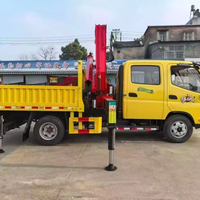 Grúa Articulada Montada en Camión Foton CLW de 4 Toneladas con Cilindro Hidráulico y Caja de Cambios Zoomlion