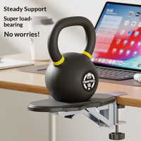 Repose-bras ergonomique pour bureau, support de poignet rotatif, repose-bras réglable avec support de tapis de souris pour clavier, ordinateur, bureau