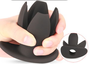 Dört açılış içi boş silikon Anal genişletici Anal Plug erkek ve kadın için Anal alternatif yetişkin ürünleri - Product Image 4