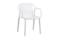 Chaises de salle à manger empilables en plastique style victorien, ensemble de 4 pièces, housse amovible, chaises de salle à manger pour salon, prix abordable