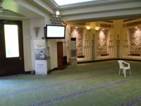 Salle musulmane de haute qualité salle de prière en nylon résistant au feu tapis de mosquée turquie