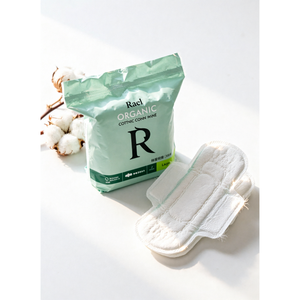 Rael <b>Organic</b> Cotton Sanitary <b>Pads</b> Large Size For Daily Use - Product Image 1