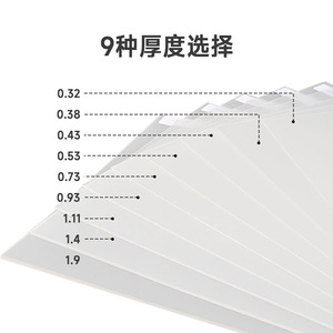 Ai Cai Customized PP <b>Plastic</b> <b>Sheets</b> 0.2 2.0mm <b>Thickness</b> Die Cutting Perforated With Adhesive Backing Printing - Product Image 1