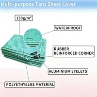 Bâche en PE tissée enduite, personnalisable et imperméable, pour abris industriels lourds
