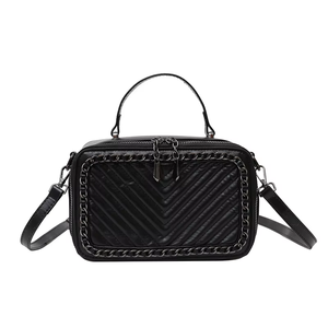 Retro Double Zipper Shoulder Messenger Bag for Women Custom Logo Small <b>Square</b> Handbag Fashionable Lady Style Tanjing - Product Image 6