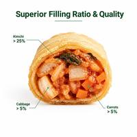 Rollos de Primavera Congelados Kimchi de Primera Calidad al por Mayor, Sabor a Vegetales Picantes, Crujientes y Fritos para Restaurantes y HoReCa