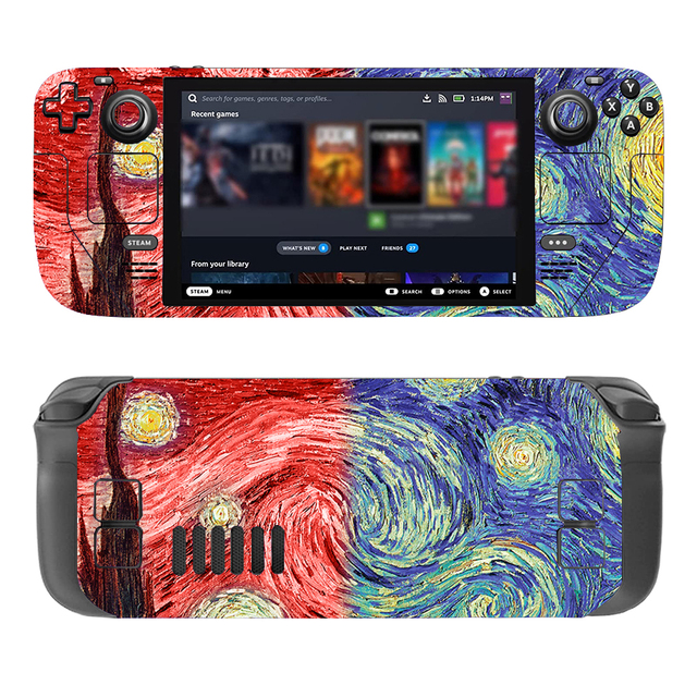 Custom PVC Skin Stickers for Steam Deck Controller Skins Decorations for Steam Deck Console Controller Game Accessories