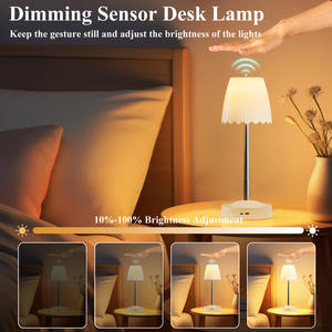 Lámparas de Camping al por Mayor, Lámpara de Mesa Inalámbrica Recargable, Lámpara de Noche RGB con Sensor de Gestos Inteligente, Lámpara de Escritorio Inalámbrica para Dormitorio - Product Image 2