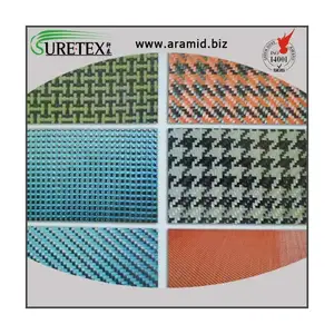 China Supplier Fireproof Colorful Carbon Aramid Hybrid Fabric for Industry