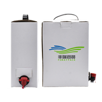 Utilisation commerciale café vin eau boisson bec robinet distributeur sac dans la boîte de remplissage avec robinet en plastique liquide emballage