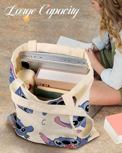 Bolsa de Mano Personalizada Resistente, Bolsa de Compras de Lona de Algodón Orgánico, Bolsa de Hombro Ecológica con Logotipo Personalizado - Product Image 6