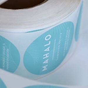Etiquette Custom Personalise Logo Product Rouleau Personnalisée Sceau Small Business Merci Label Sticker Autocollants Etiquette - Product Image 5