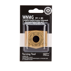 Inserto de torneado negativo WNMG FF de 80 grados para mecanizado de piezas metálicas - Product Image 3