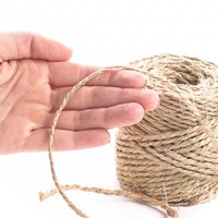 Cuerda de sisal de 6mm, hilo de sisal de abaca, cuerda de hilo de cáñamo