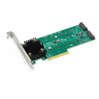 Contrôleur RAID MegaRAID 9520-2M2 SAS3808, double emplacement M.2, triple mode PCIe4.0 NVMe 6Gb/s SATA RAID0 RAID1