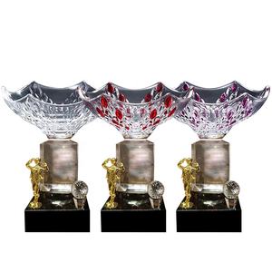 Grand trophée en verre de cristal de cadeau promotionnel et d'affaires de luxe - Product Image 6