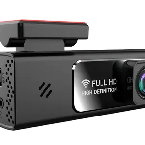 كاميرا لوحة عدادات لا سلكية صغيرة مزودة بخاصية الواي فاي للسيارة في صندوق أسود كاميرا لوحة عدادات عالية الوضوح 1080 بكسل لكاميرات الرسوميات الخاصة بمراقب السيارة ومسجل الفيديو التلقائي الأعلى مبيعًا