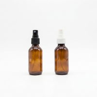 Flacon pulvérisateur en plastique PET de 60 ml et 100 ml pour cosmétiques, parfums, soins de la peau et médicaments, avec pulvérisateur
