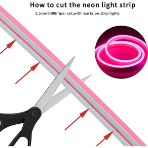Popolare in Silicone Neon Flex <span class=keywords><strong>rosa</strong></span> <span class=keywords><strong>LED</strong></span> Neon Flex DC 12V IP65 impermeabile 8x16mm 120 <span class=keywords><strong>LED</strong></span>/M - Product Image 5