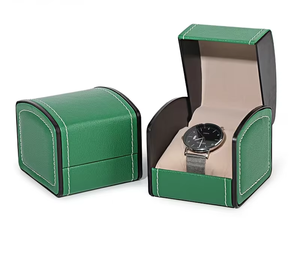 Cajas de Regalo para Relojes de Plástico Ecológicas al por Mayor con Cierre de Hebilla y Forro de Algodón para Relojes Mecánicos - Product Image 4