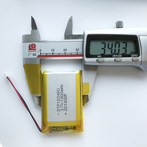 Batterie lithium-ion 103450 1800mAh 3.7V multi-certifiée CE KC PSE BIS polymère, best-seller, haute capacité - Product Image 1