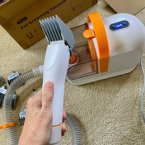 Kits de toilettage pour animaux de compagnie sous vide professionnel à faible bruit 12000Pa tondeuse électrique bouledogue français Golden <span class=keywords><strong>Labrador</strong></span> Retriever <span class=keywords><strong>caniche</strong></span> propre - Product Image 3