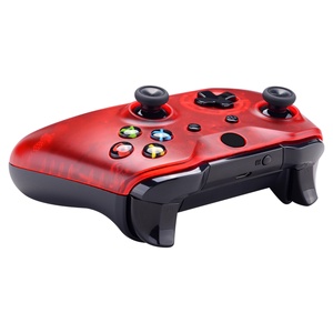 Custom Extremerate Repair Parts <b>Gamepad</b> Accessories DIY Clear Red Top Front Housing Shell Case for Xbox One S Slim Controller - Product Image 6
