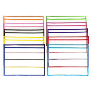 Carpeta de Archivo Reutilizable de PVC y PE de Colores Surtidos, Bolsa para Documentos, para Escribir y Practicar Dibujo - Product Image 2
