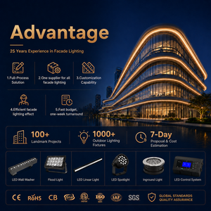 Luz LED de <span class=keywords><strong>Tubo</strong></span> <span class=keywords><strong>Solar</strong></span> de Silicona Impermeable y Regulable para Decoración de Fachadas Exteriores de Edificios Comerciales de Gran Altura - Product Image 5