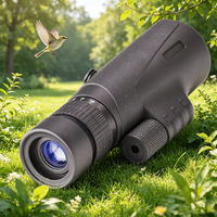 For LR-PZM06 Portable High-Power 6-18X42 BAK7 Handheld Zoom HD Multi-Coated FMC Prism Telescope Monocular Travel Concerts