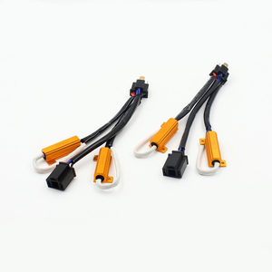 50W 6OhmH4Led負荷抵抗CanbusライトランプLed電球エラー無料警告ケーブルキャンセラーHB2 H49003Ledヘッドライトキット用 - Product Image 1