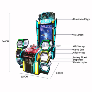 Máquina de <span class=keywords><strong>Juego</strong></span> Arcade de Simulación de Tiro con Monedas para Interiores, con Soporte en Español, Construcción Metálica para Centros de <span class=keywords><strong>Juego</strong></span> - Product Image 5