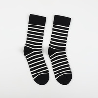 Chaussettes de sport rayées style universitaire pour femme, tendance, chaudes, respirantes, absorbant la transpiration, antibactériennes, en coton