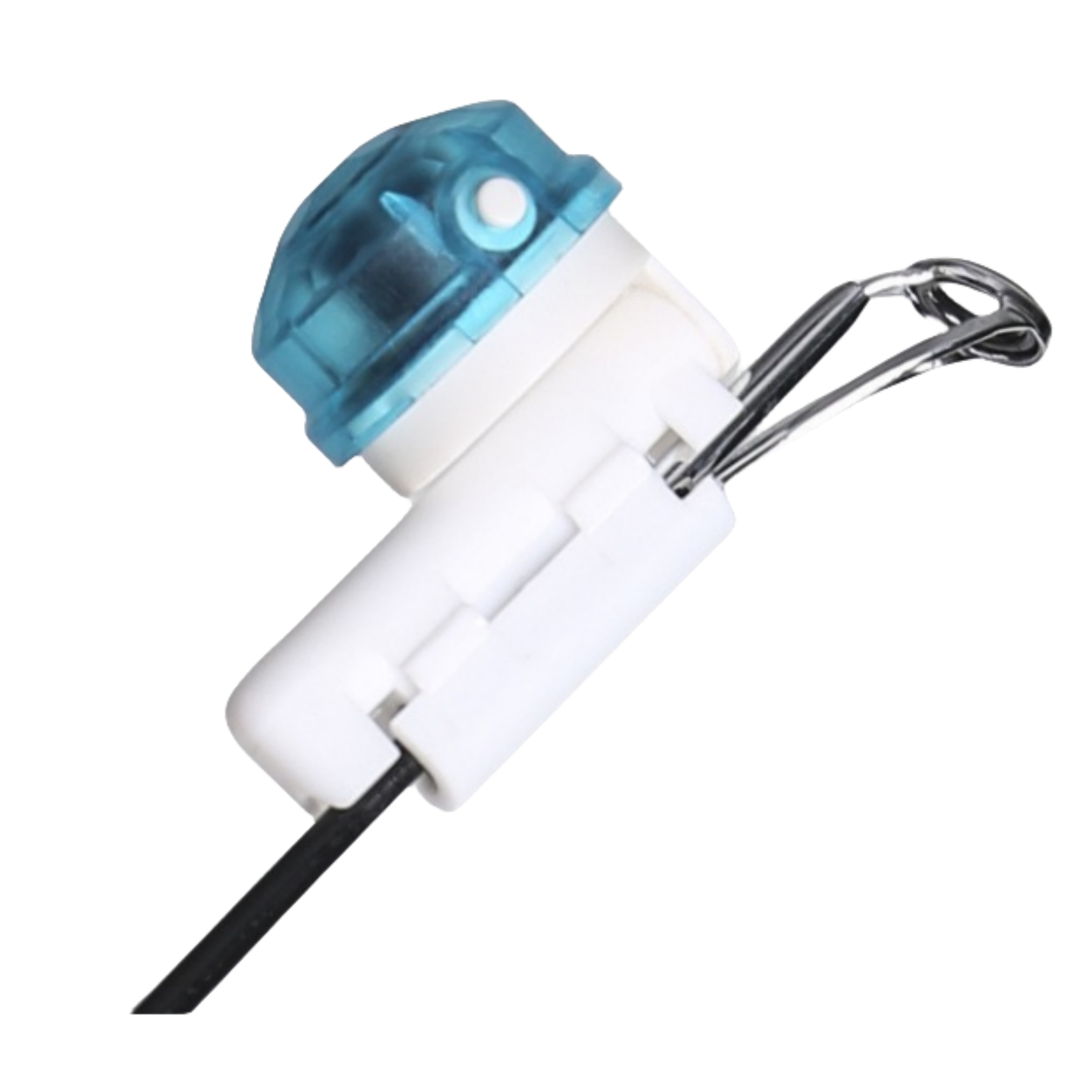 Clip per canna da pesca con luce LED Glow con allarme morso per pesca