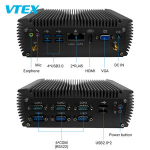 Núcleo sin ventilador industrial, Mini PC con módulo DDR4 3G 4G, ranura SIM, COM, Watchdog, arranque sin disco, Mini PC sin ventilador industrial - Product Image 5