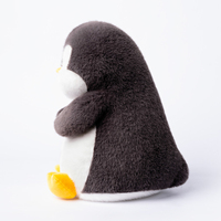 Pingouin Mignon 40cm en Coton PP Doux pour Décoration de Fête, Cadeau à Câliner, Jouets en Peluche Pingouin pour Enfants