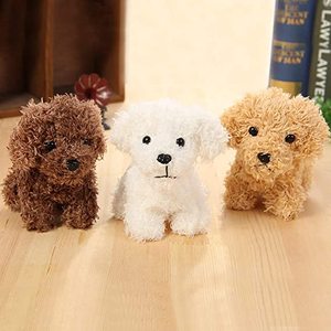 Peluche de chiot en peluche, Mini sac à dos, Clips, sac à main, pendentif, jouet Animal en peluche, <span class=keywords><strong>Labradoodle</strong></span> - Product Image 3