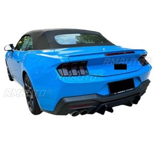 Para Ford Mustang 2024, Difusor de Parachoques Trasero, Kit de Carrocería, Protector de Parachoques Negro Brillante, Pieza de Modificación - Product Image 4
