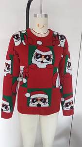 2025 Christmas Sweater Family Couple Winter Clothes for Women Jacquard Knitted Fashion Sweater Thermal Christmas Sweater - Product Image 3