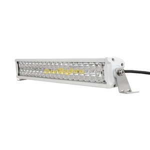Barra de Luz LED de Doble Fila de 20 Pulgadas y 120W, Carcasa Blanca, Impermeable IP68, para Land Cruiser, Accord, <span class=keywords><strong>4x4</strong></span>, Todoterreno, Marino, Barco, Auto, Camión - Product Image 1